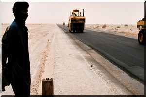 Le Président de la République inaugure le 4eme tronçon de la route Tidjikja-Atar 