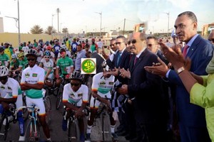 Le Président de la République donne le coup d'envoi de la deuxième édition du tour cycliste international du Sahel