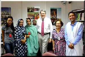 L’ambassade des États-Unis marque le retour de l’équipe mauritanienne ayant participé à la discussion de la jeunesse