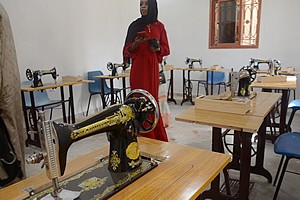 Samia : ouverture d’un centre de formation de couture financé par l’ambassade des USA [Photoreportage]