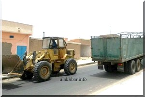 Les autorités commencent  les opérations de déguerpissement de la zone Bouamatou