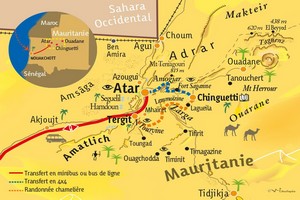 Les eaux de pluies inondent certains quartiers de la ville d’Akjoujt