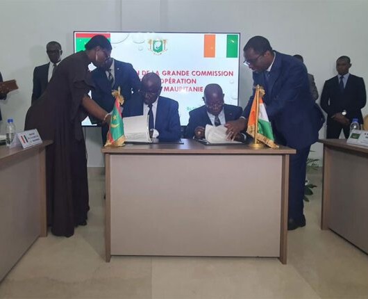 Mauritanie-Côte d'Ivoire / première session de la Commission mixte de haut niveau de coopération