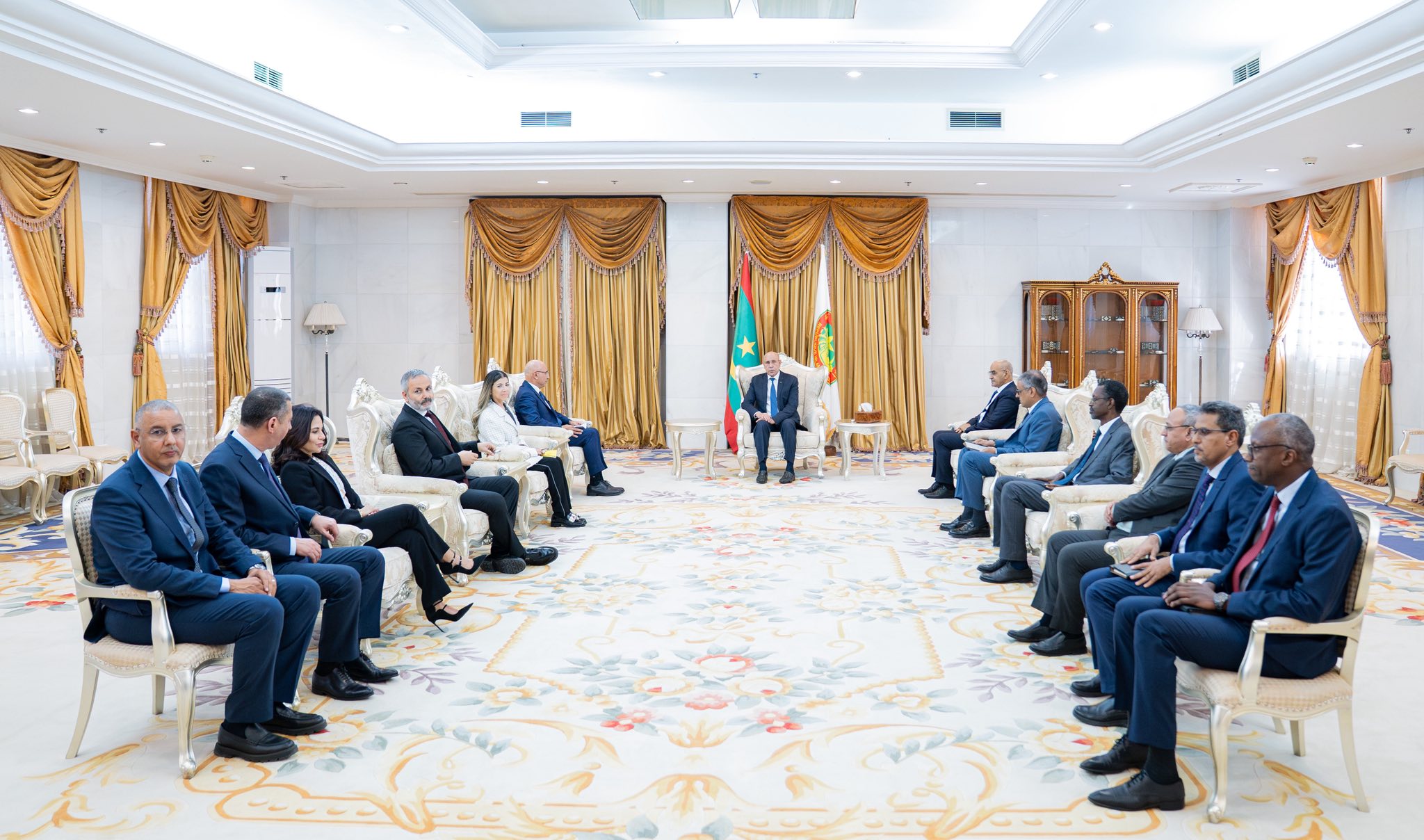 Le Président de la République reçoit une délégation de la société GoGas Holding