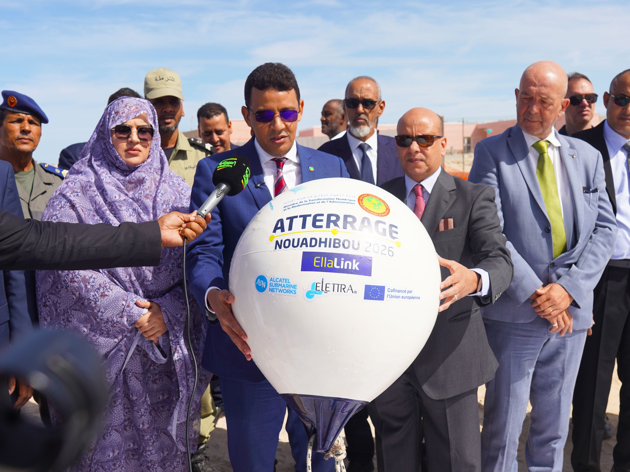 Mauritanie : achèvement de la pose du câble sous-marin « EllaLink » sur les côtes de Nouadhibou 