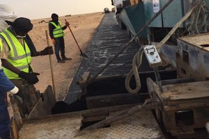 ETER : Travaux d’entretien et de réfection sur l’axe Nouadhibou- Nouakchott [PhotoReportage]