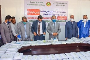 Fabrication localement par les artisans traditionnels de 10.000 masques de protection