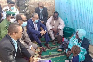 Kaédi : Condoléances officielles à une famille éplorée après le décès de leurs enfants dans un incendie