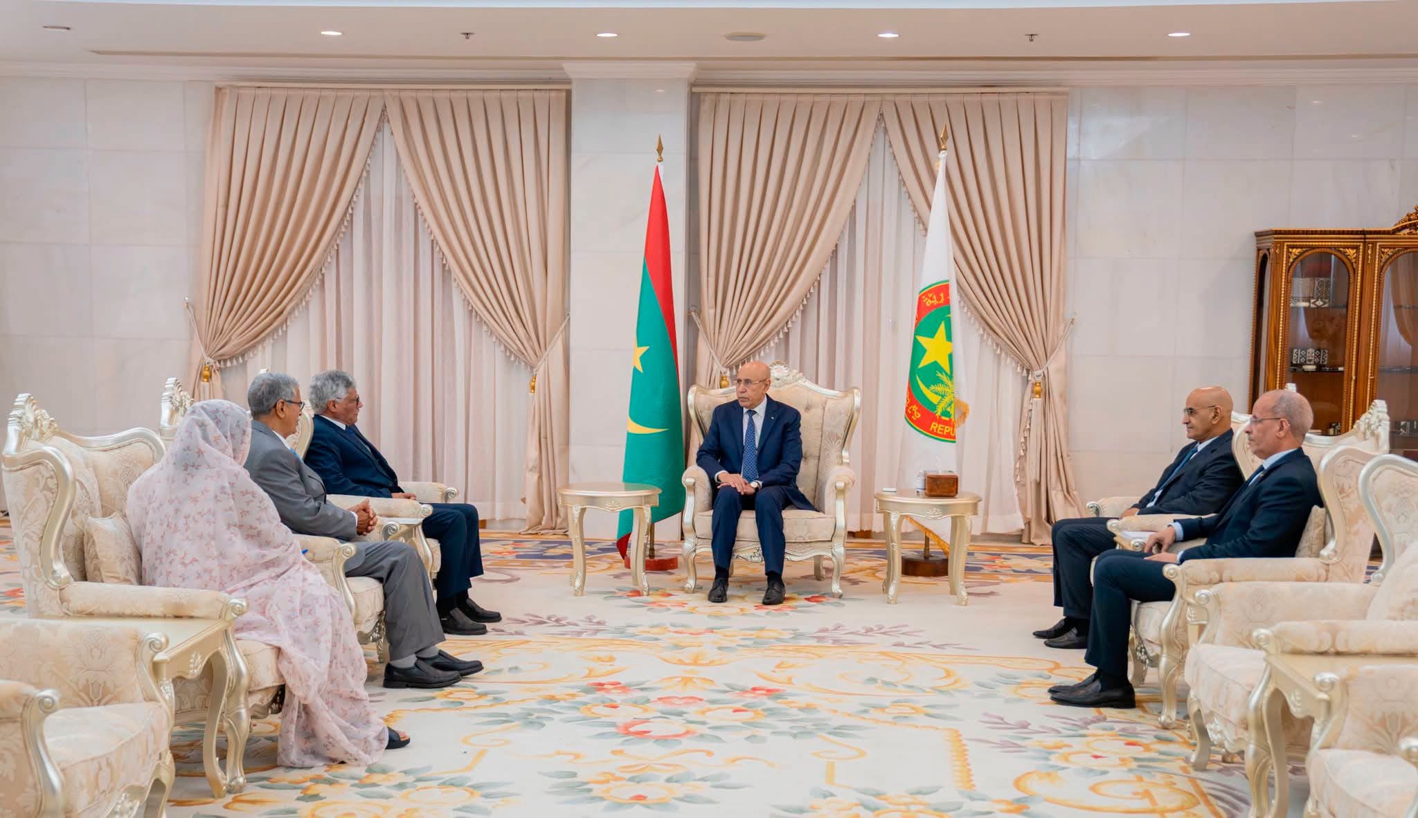 L'Envoyé spécial du président de la République Brahim Ghali reçu à Nouakchott par le président Ghazouani 