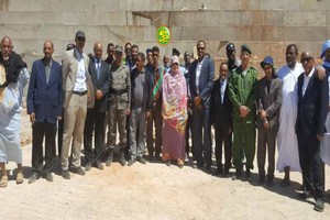 La ministre de développement rural visite l’oasis pilote Tidriz et le barrage de Ouad Seguelil dans la localité Aïn Ehil Taya