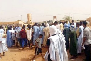 Manifestations à Akjoujt