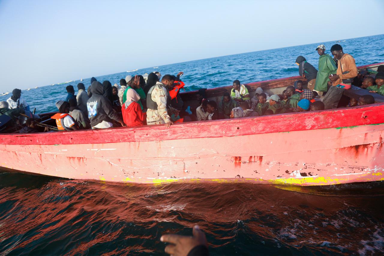 Mauritanie: 42 migrants gambiens et sénégalais secourus en mer