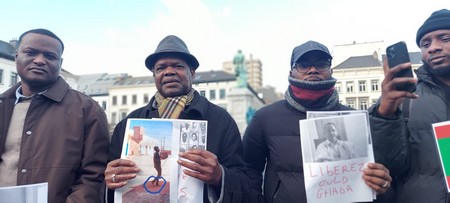 Ira Belgique, TPMN, SPD manifestent devant le parlement européen, à Bruxelles