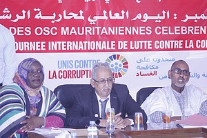 Photoreportage : La société civile commémore la journée internationale de lutte contre la corruption