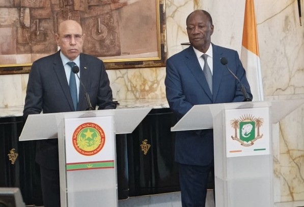 Côte d'Ivoire–Mauritanie : En visite à Abidjan, Ouattara et Ghazouani scellent leur entente face aux défis régionaux -