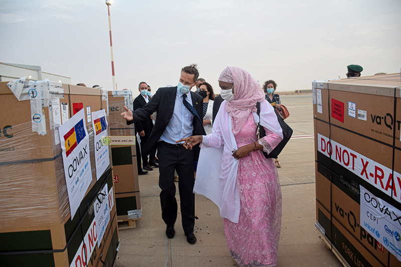 Près de 425.000 doses de vaccins anti covid offertes à la Mauritanie dans le cadre de l’initiative COVAX