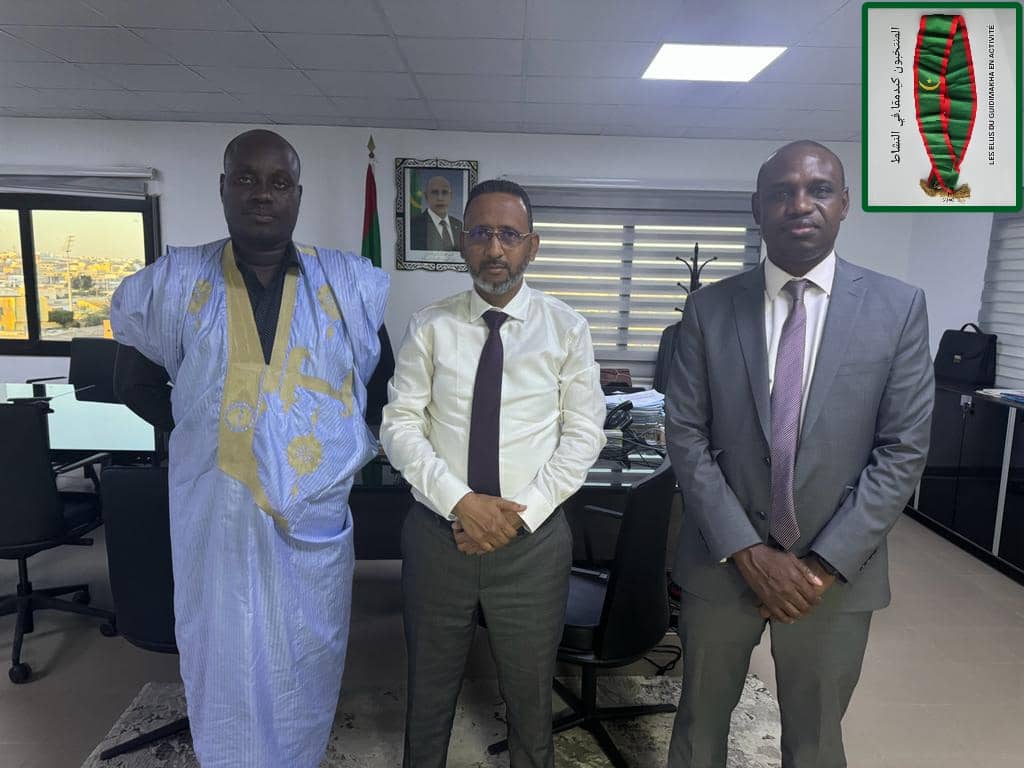 Électrification du Guidimakha : le DG de la Somelec reçoit le député de Khabou et le vice-président du conseil régional 